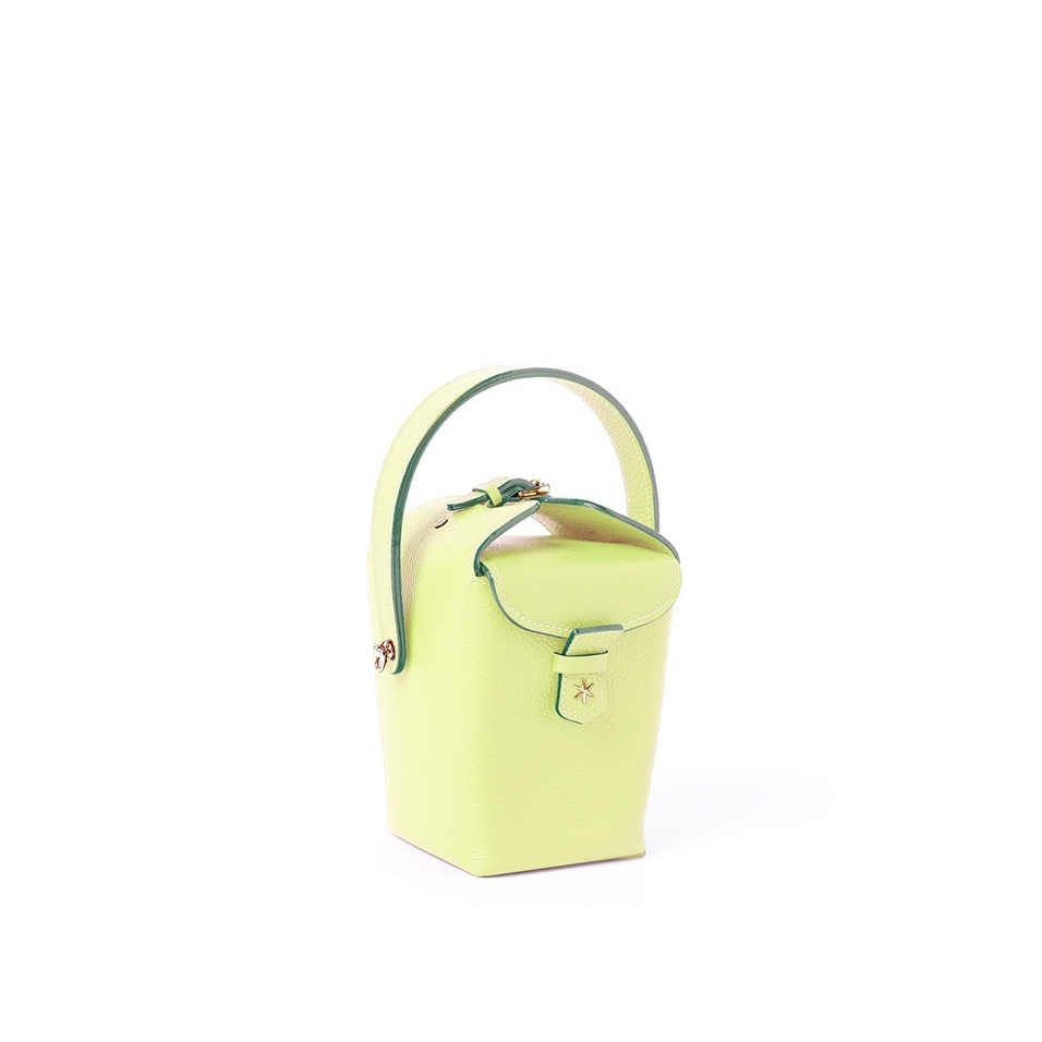 'Tuilerie' Nappa Leather handbag Paille & Gold