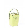 'Tuilerie' Sac à main Seau Cuir Nappa Paille & Or