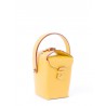 'Tuilerie' Nappa Leather handbag Yellow & Gold