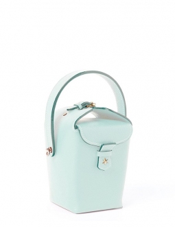 'Tuilerie' Nappa Leather handbag Opaline & Gold