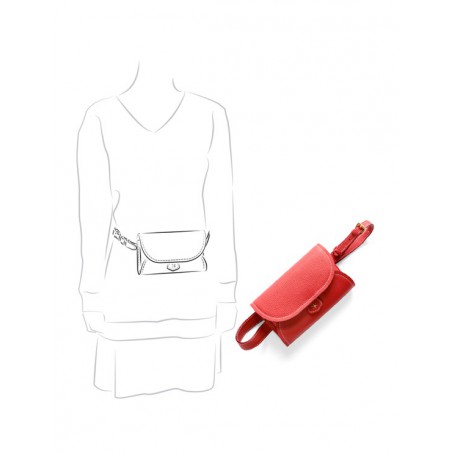 'Vingt Sept' Sac ceinture Cuir Nappa
