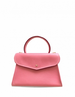 'Chantilly' Sac à main Cuir Nappa Rose & Or