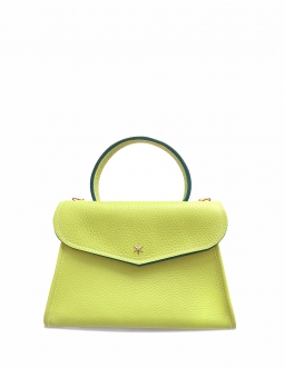 'Chantilly' Sac à main Cuir Nappa Paille & Or