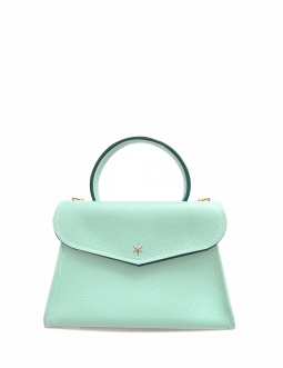 'Chantilly' Sac à main Cuir Nappa Opaline & Or