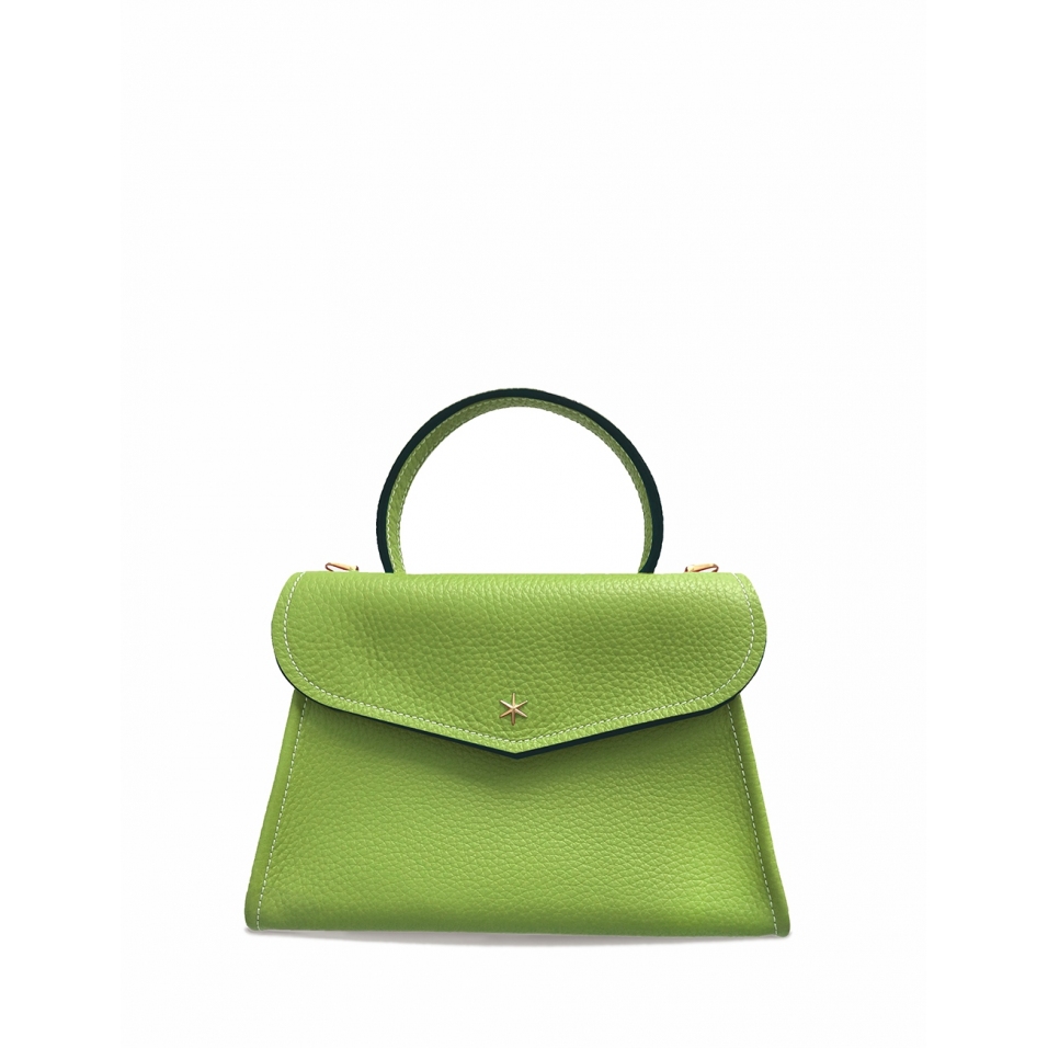 'Chantilly' Sac à main Cuir Nappa Pomme & Or