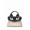 'Chantilly Le chat ' Sac à main Cuir Nappa Crème