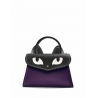 'Chantilly Le chat ' Sac à main Cuir Nappa Cassis