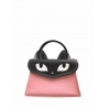 'Chantilly Le chat ' Sac à main Cuir Nappa Rose Poudré