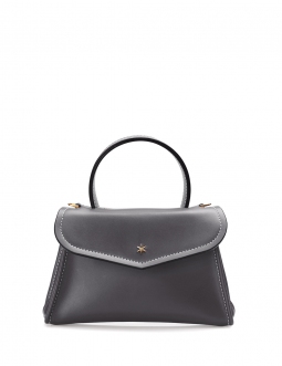 'Chantilly Soie' Sac à main Cuir Volcan & Or