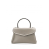 'Chantilly Soie' Sac à main Cuir Tourterelle & Or