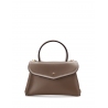 'Chantilly Soie' Sac à main Cuir Grizzli & Or