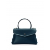'Chantilly Soie' Sac à main Cuir Bleu Nuit & Or