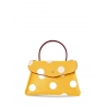 'Chantilly Soie Pois' Sac à main Cuir Miel & Or