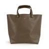 'Batignolles' Sac Cabas Cuir Nappa Grizzli et Or