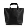 'Batignolles ' Sac Cabas Cuir Nappa Noir et Or