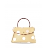 'Chantilly Soie Pois' Sac à main Cuir Anis & Or