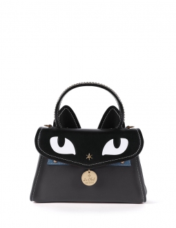 'Chantilly Le chat Premier' Sac à main Cuir Volcan