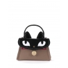 'Chantilly Le chat Premier' Sac à main Cuir Taupe