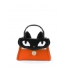 'Chantilly Le chat Premier' Sac à main Cuir Orange