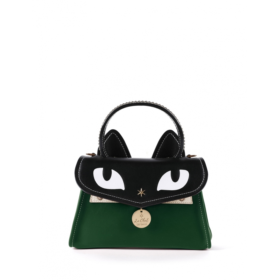 'Chantilly Le chat Premier' Sac à main Cuir Sapin
