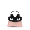 'Chantilly Le chat Premier' Sac à main Cuir Poudré & Or
