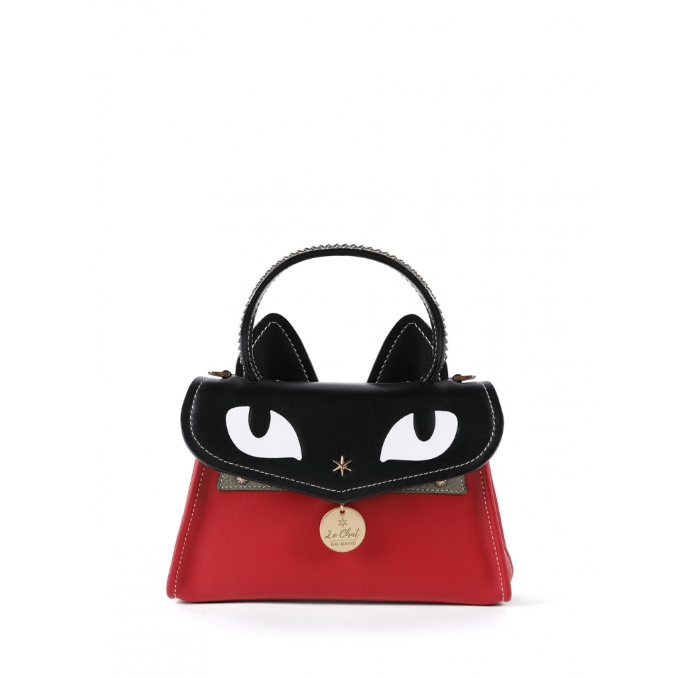 'Chantilly Le chat Premier' Sac à main Cuir Écrevisse