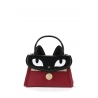 'Chantilly Le chat Premier' Sac à main Cuir Bordeaux