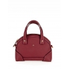 'Plaisance' Sac à main Cuir Nappa Bordeaux & Or
