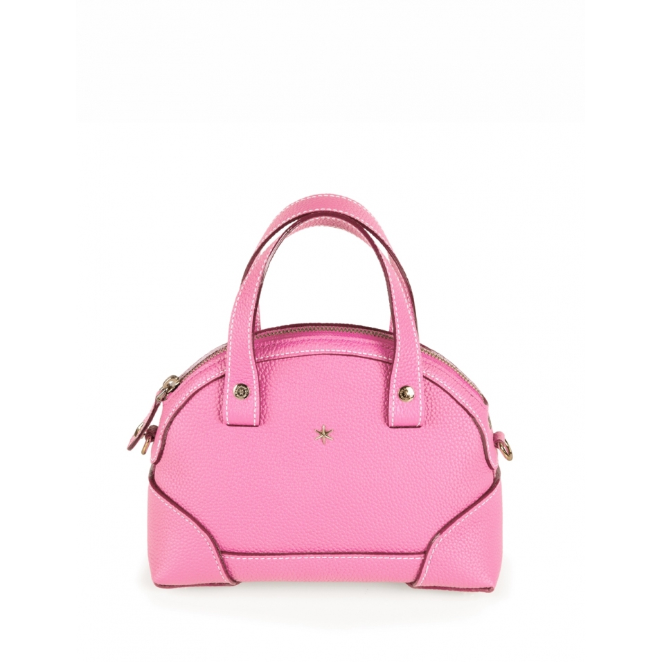 'Plaisance' Sac à main Cuir Nappa Rose & Or