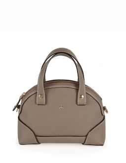 'Plaisance' Sac à main Cuir Nappa Volcan & Or