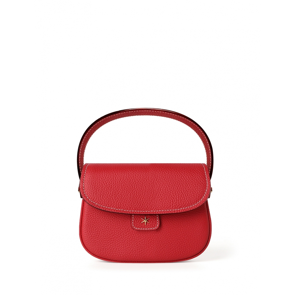 'Figaro' Sac à main Cuir Nappa Écrevisse & Or