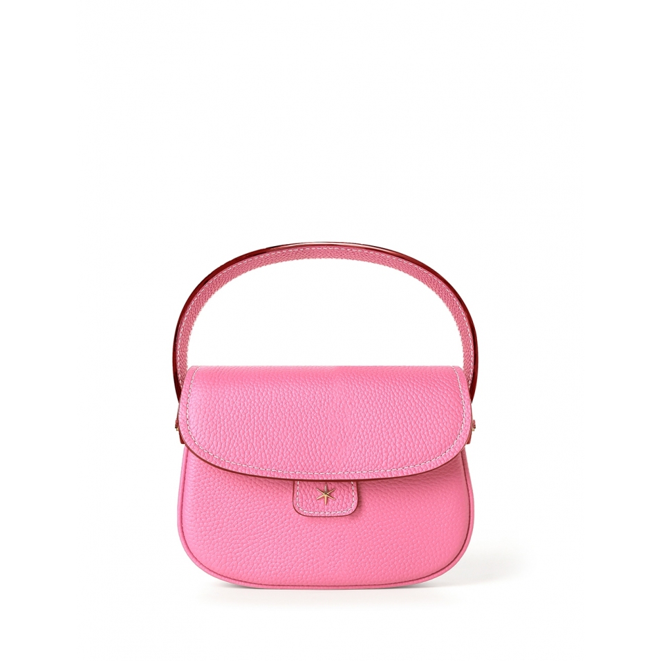 'Figaro' Nappa Leather Handbag Rose & Gold