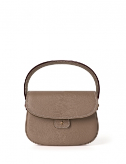 'Figaro' Sac à main Cuir Nappa Volcan & Or