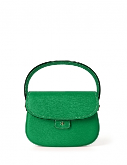 'Figaro' Sac à main Cuir Nappa Lagon & Or