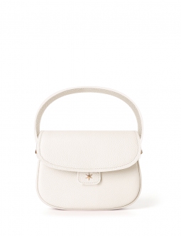 'Figaro' Sac à main Cuir Nappa Crème & Or