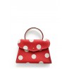 'Chantilly Pois' Sac à main Cuir Nappa Écrevisse & Or