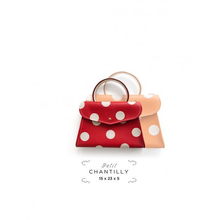 'Chantilly Pois' Sac à main Cuir Nappa Tailles