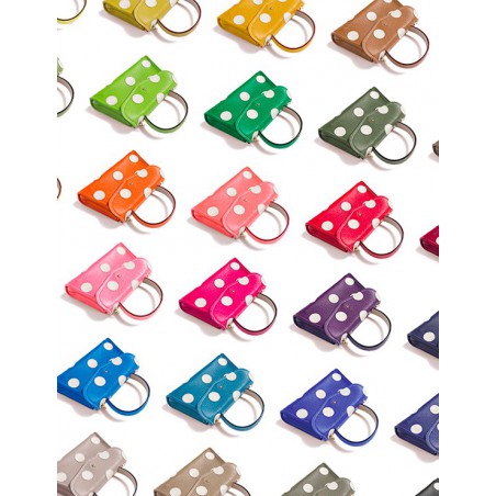 'Chantilly Pois' Nappa Leather handbag sizes options