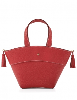 'Galet' Sac à main Cuir Écrevisse & Or
