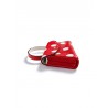 'Chantilly Pois' Nappa Leather handbag Red & Gold