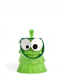 'Octopuce' Sac seau Cuir Nappa Pomme & Or