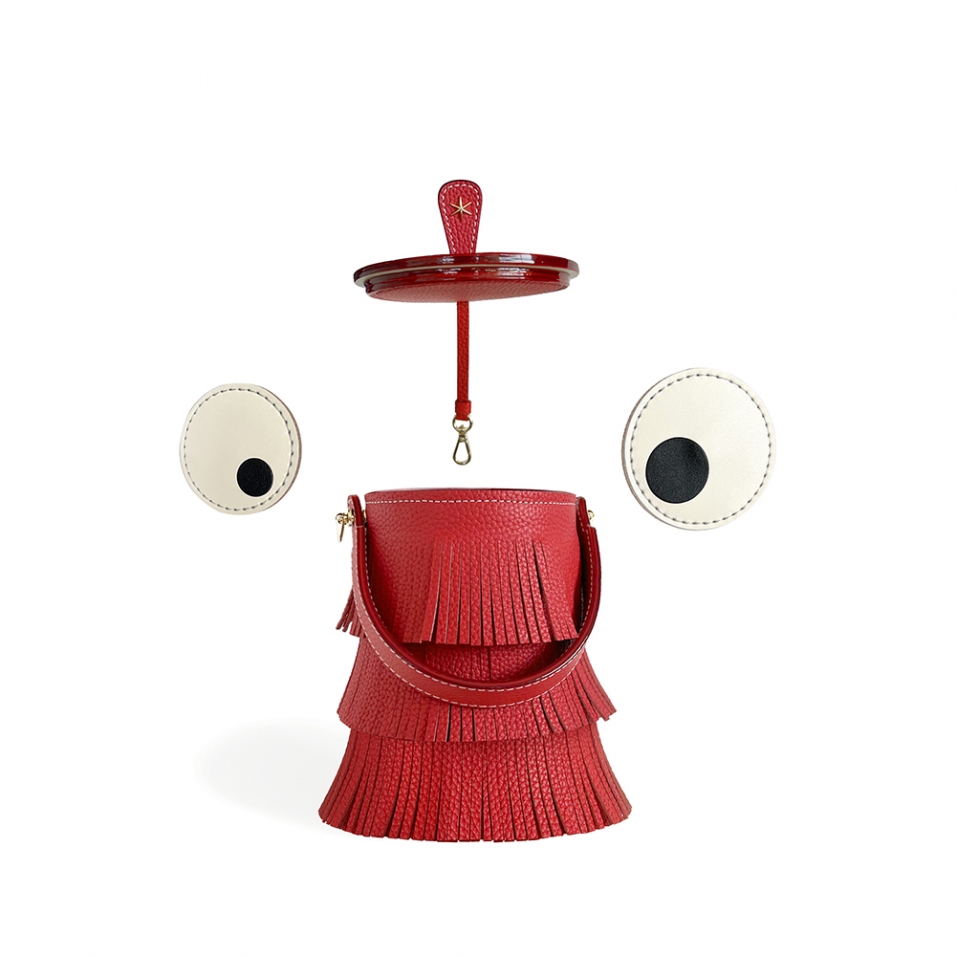 'Octopuce' Sac seau Cuir Nappa