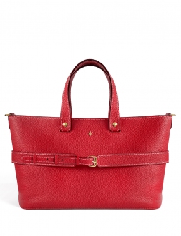 'Caravelle' Sac à main Cuir Nappa Écrevisse & Or