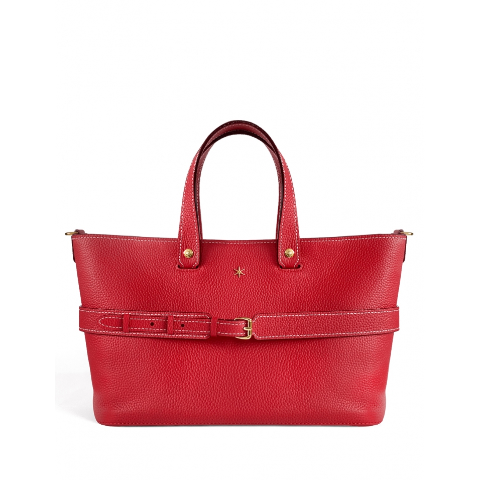 'Caravelle' Sac à main Cuir Nappa Écrevisse & Or