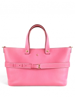 'Caravelle' Sac à main Cuir Nappa Rose & Or