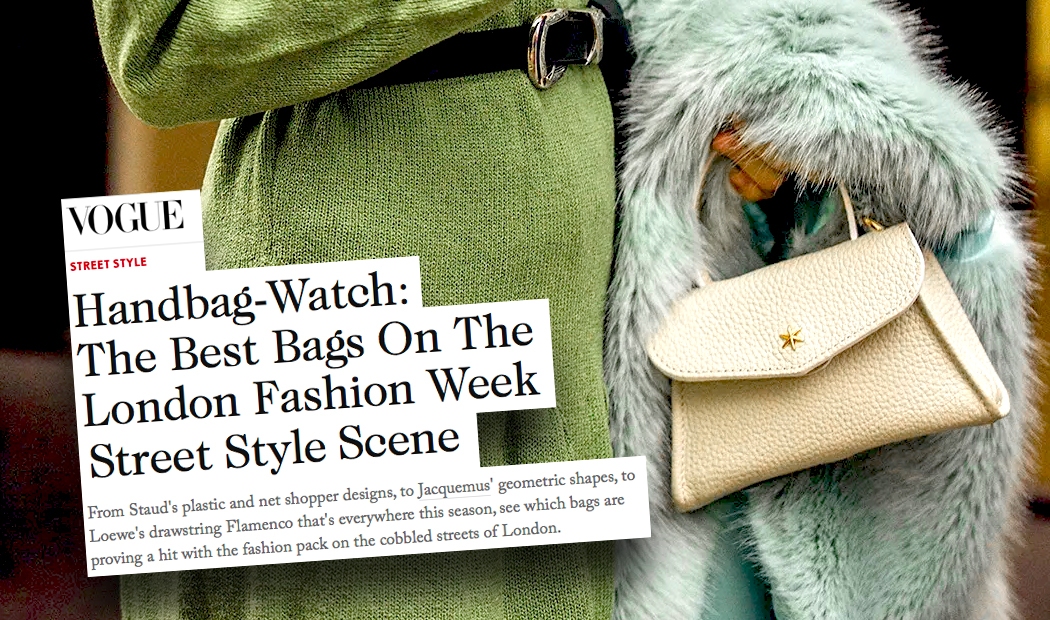 London Fashion Week AW 2018, le sac gb ‘Chantilly’ l’un des ‘best bags’ du  street style selon le magazine Vogue Anglais